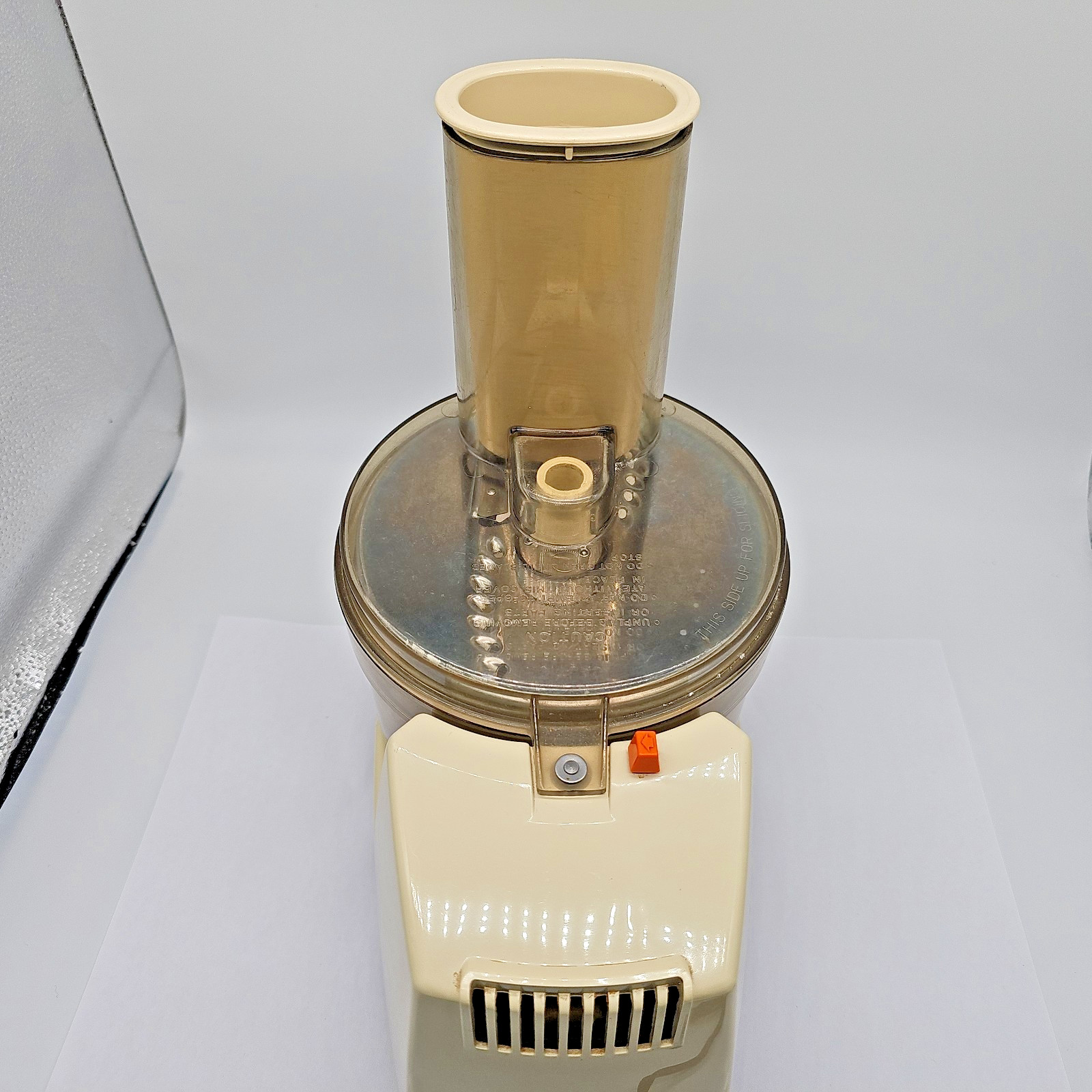 General Electric Food Processor D1FP1-4200 Pulse Vintage GE Tested Works Retro
