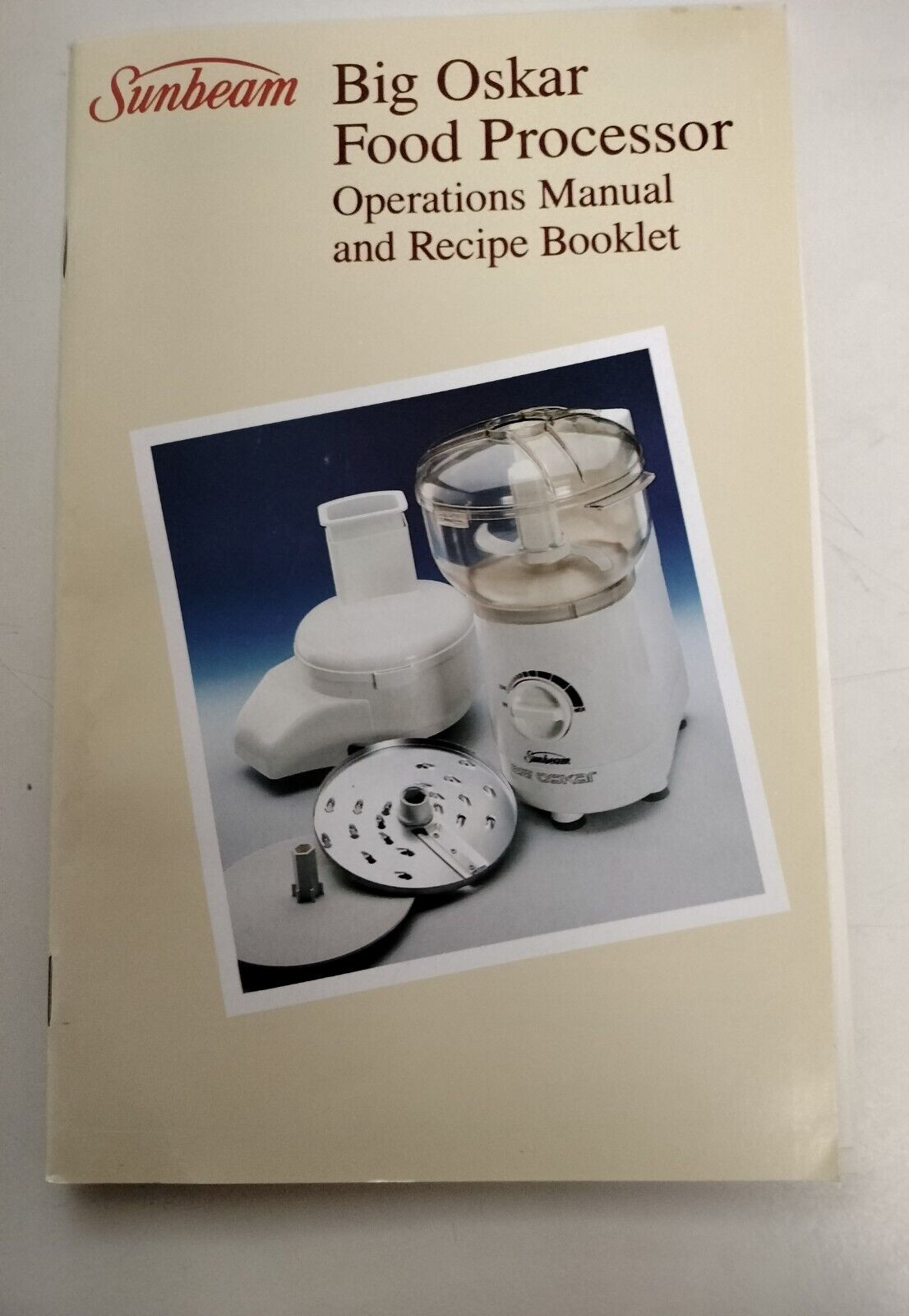 LOT of 6 Instructions Manuals, Recipe Booklets & Food Processor Cookery Book.