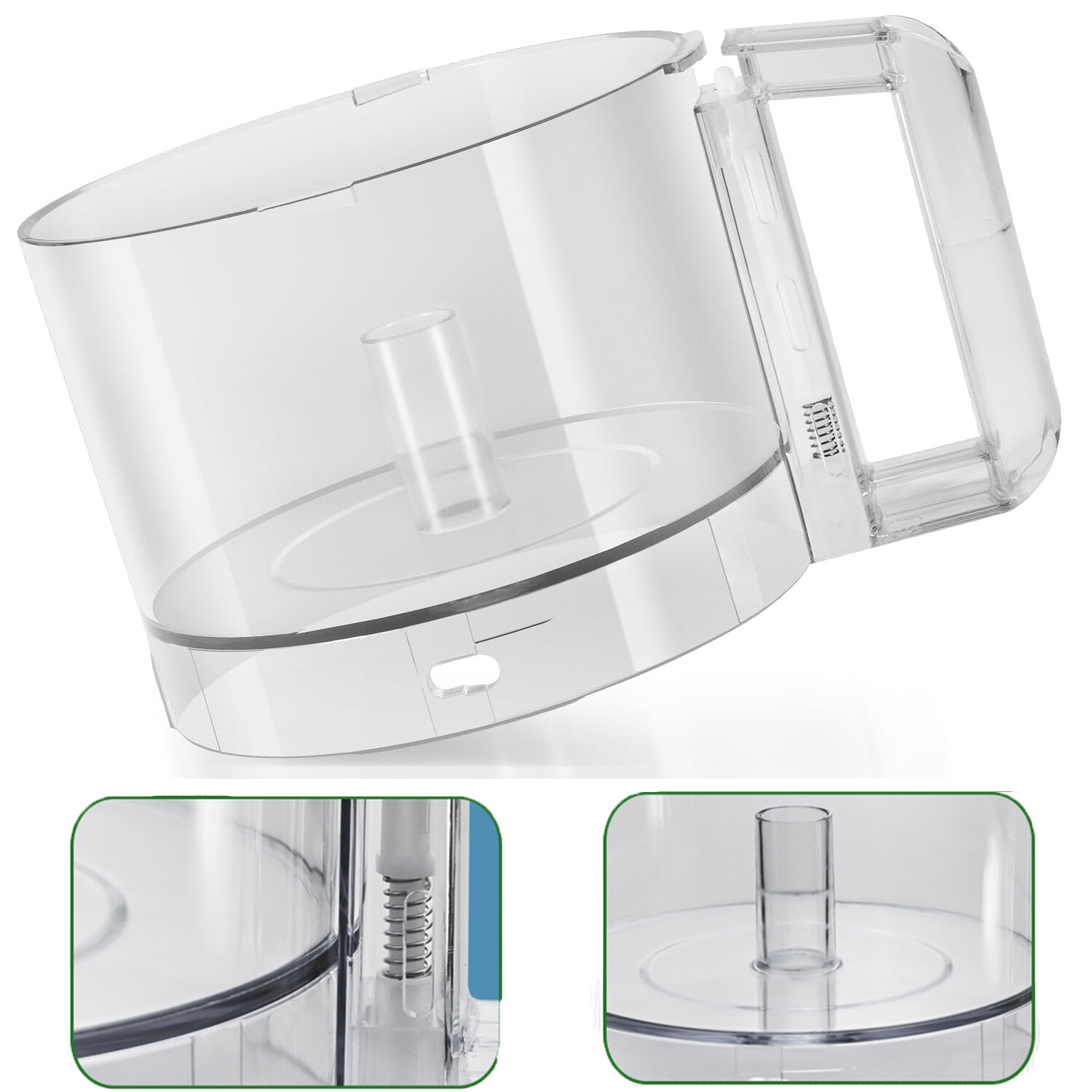Replacement for Robot Coupe R2 112203 Food Processor 3 Quart Clear Cutter Bowl
