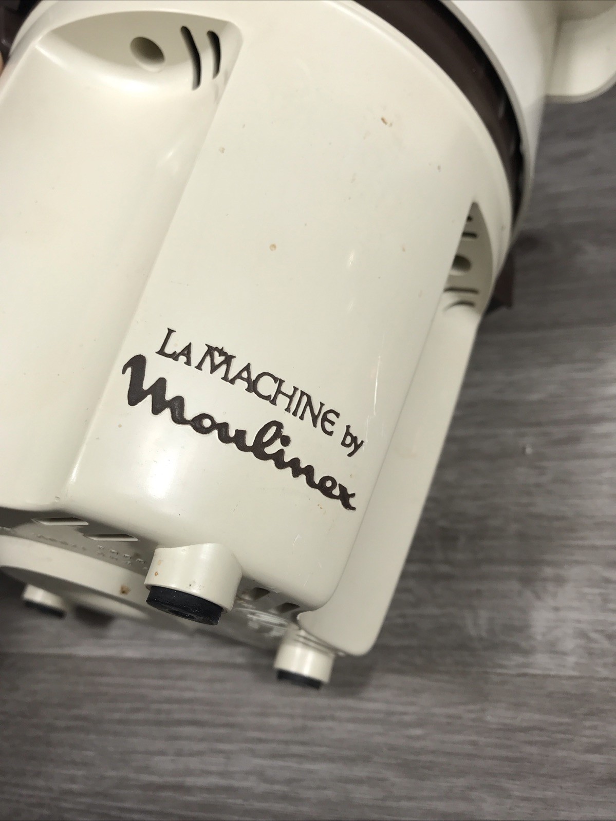 Vintage La Machine By Moulinex Food Processor Deluxe Model 354