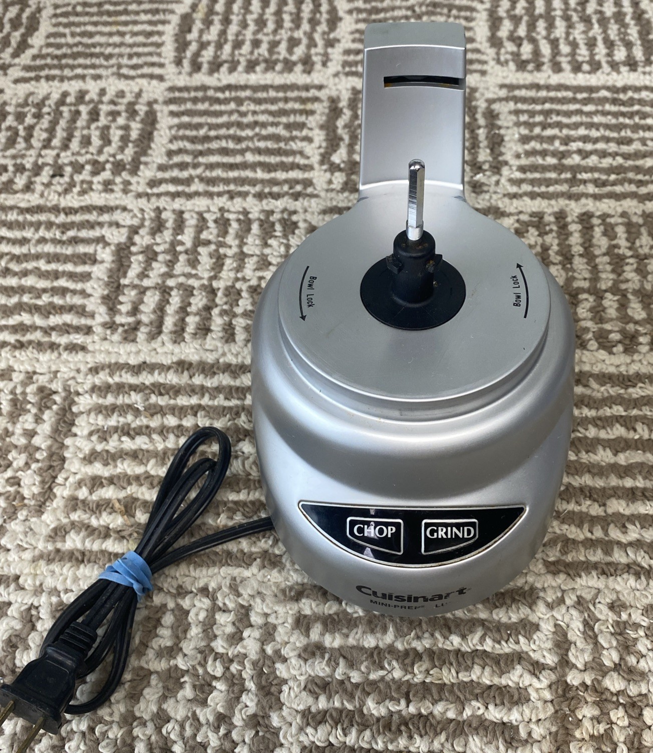 Cuisinart Mini-Prep Plus DLC-2 Motor Base Replacement Tested Working Silver