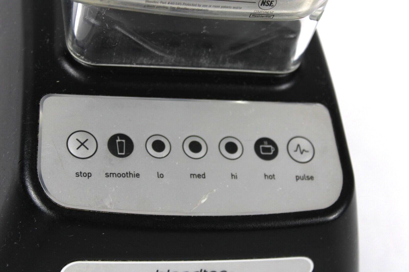 Blendtec CBT2 Classic Blender Pitcher Wildside Jar Smoothie Soup Maker Lid Black