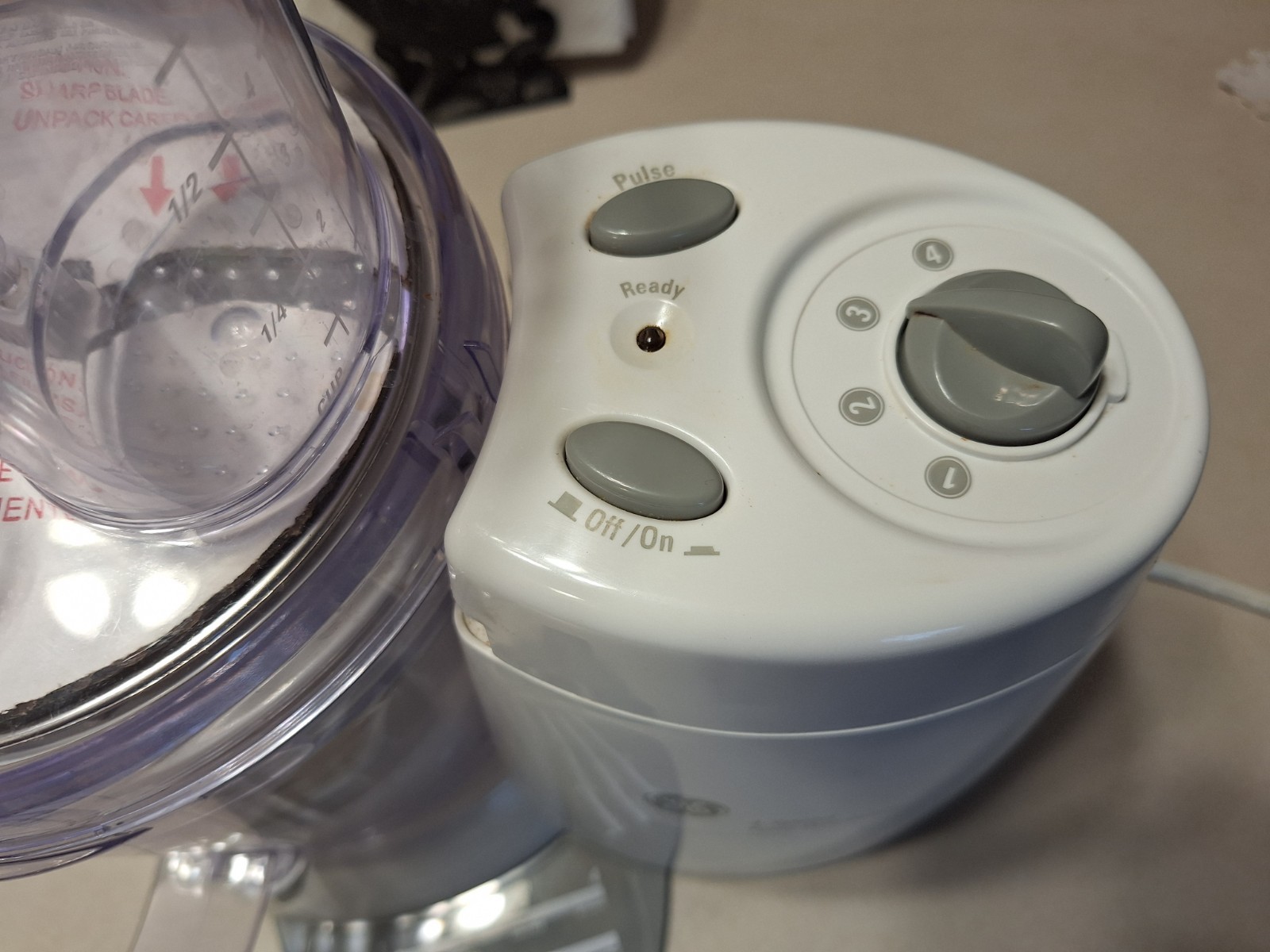 General Electric 4-Speed Food Processor 12 Qt Model 106622F White