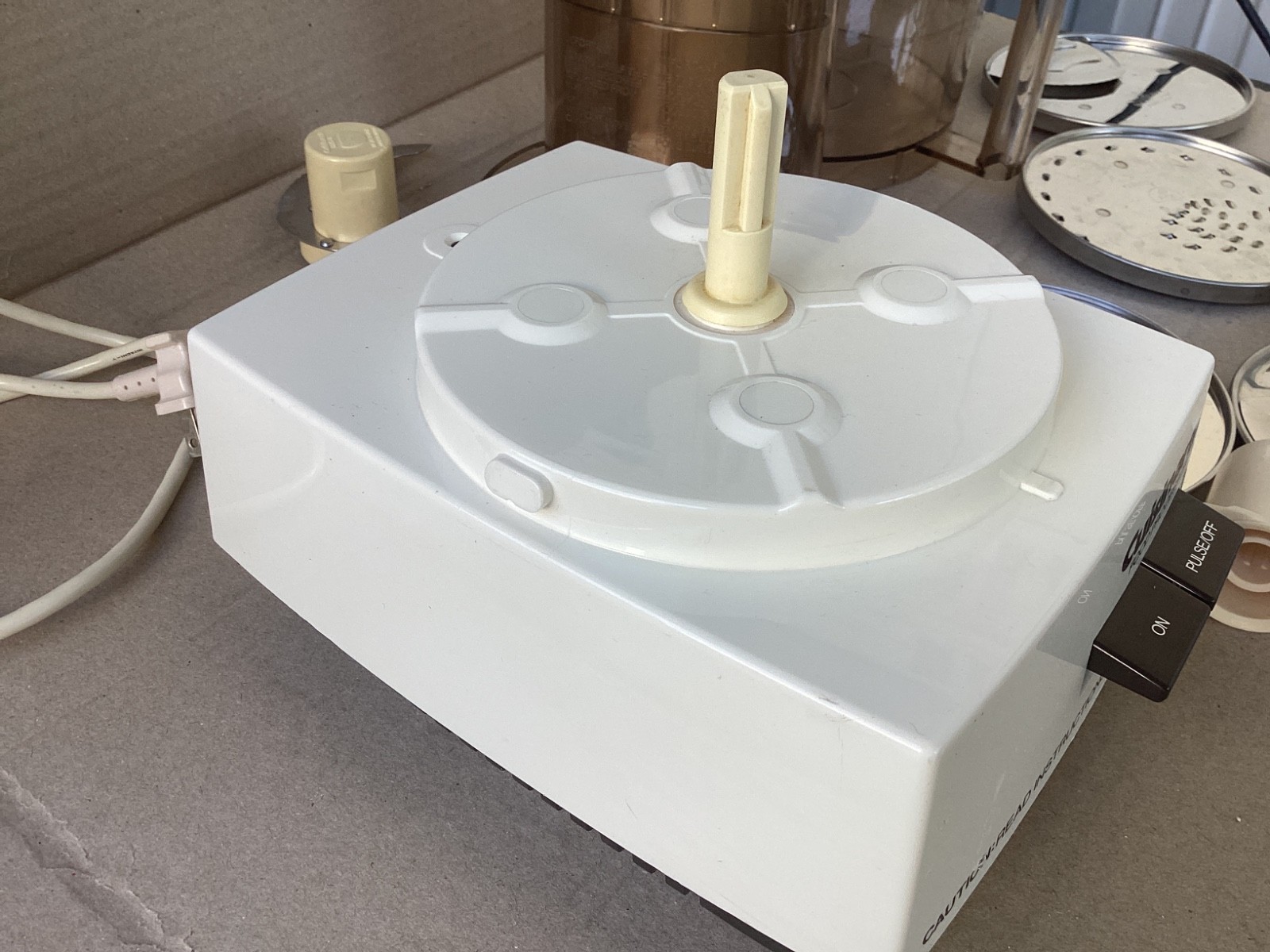 CUISINART DLC-8 Food Processor With Accessories Base Made In Japan – Working