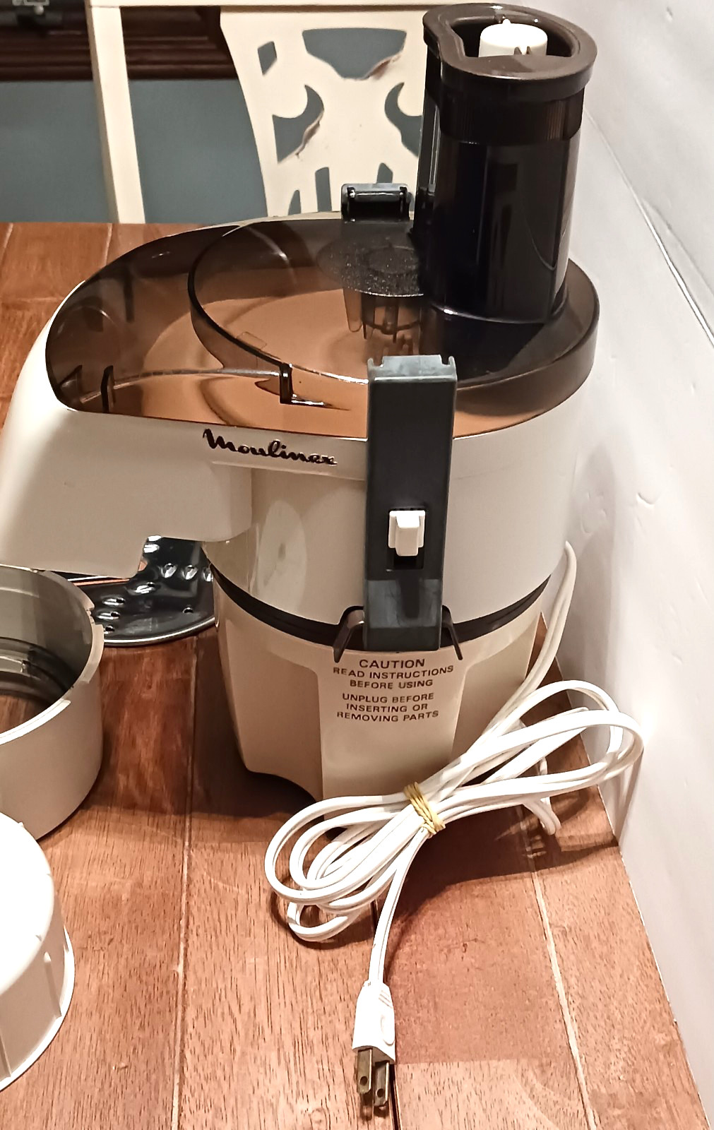 Vintage La Machine By Moulinex Food Processor Deluxe Model 354 * TESTED * WORKS!