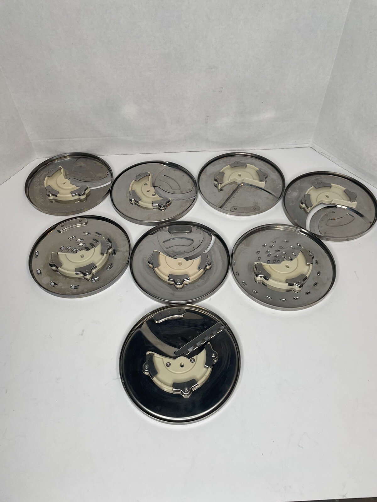 Lot Of 8 Cuisinart DLC-8 Disc Blades DLC-832 DLC-834 836 837 841 144 846 844TX