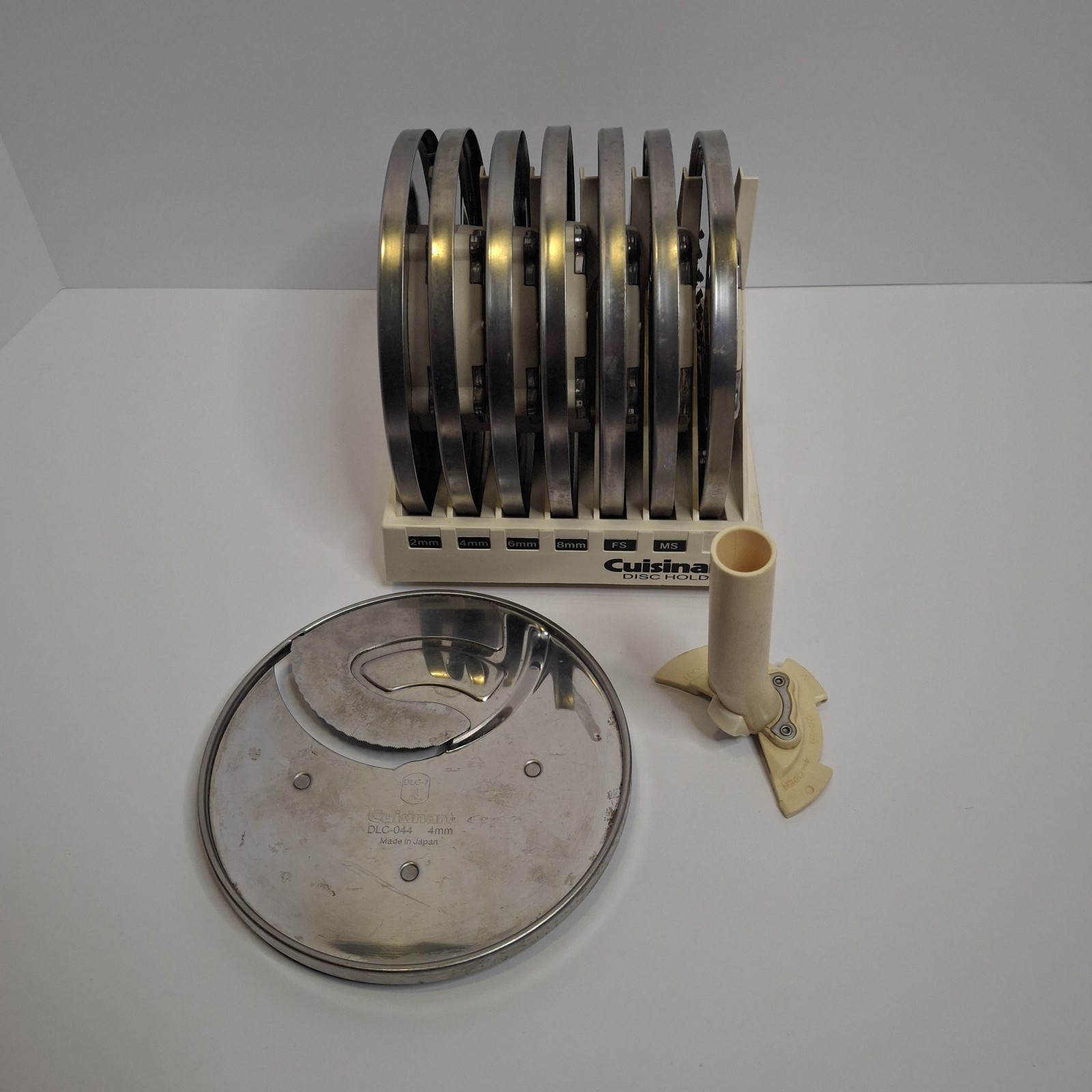 Cuisinart DLC-7 Super Pro Food Processor w/ Accessories Japan Vintage 8 Discs