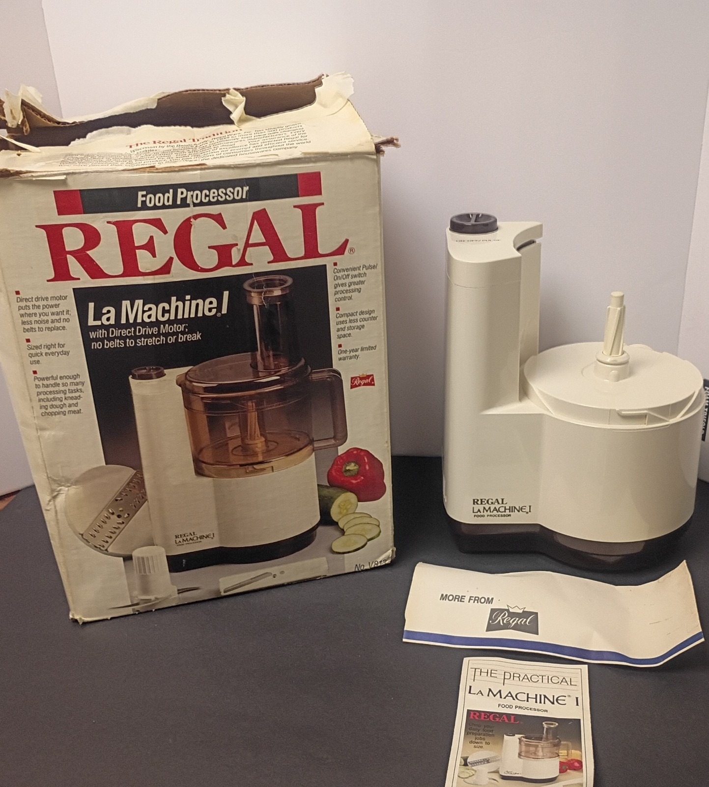 Regal La Machine 1 V813 LM1 Food Processor Parts Motor Base Replacement Manual