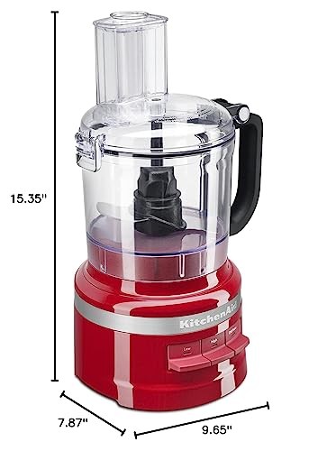 Kitchen Food Processor 7 Cup Empire Red Multi Functional 3 Speed Blender