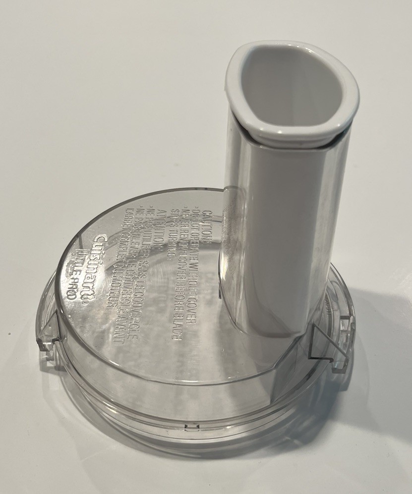 Cuisinart Little Pro Plus Food Processor Replacement LID (DLC-504TX) & PUSHER