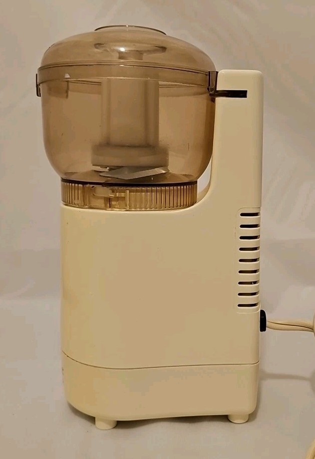 Vintage Sunbeam OSKAR Jr. Chopper Plus Food Processor Model 14131 (Tested Read)