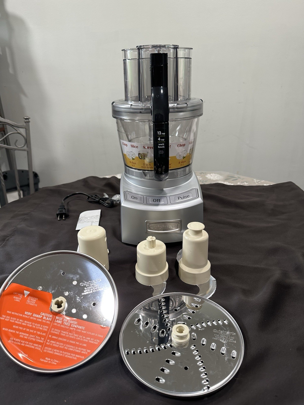 Cuisinart FP-12DC Elite Collection 12-Cup Food Processor. NEW