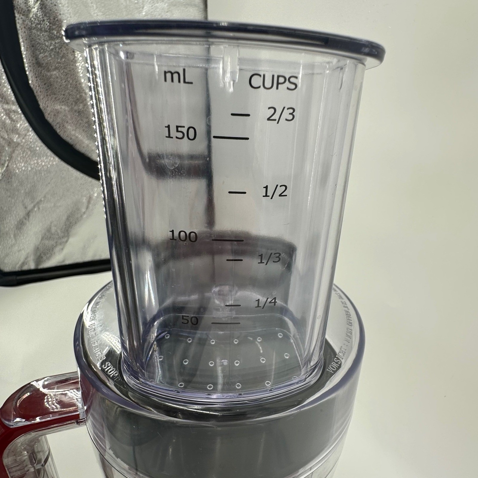 Wolfgang Puck Food Processor Bistro Collection 2.5 Cup Red Tested