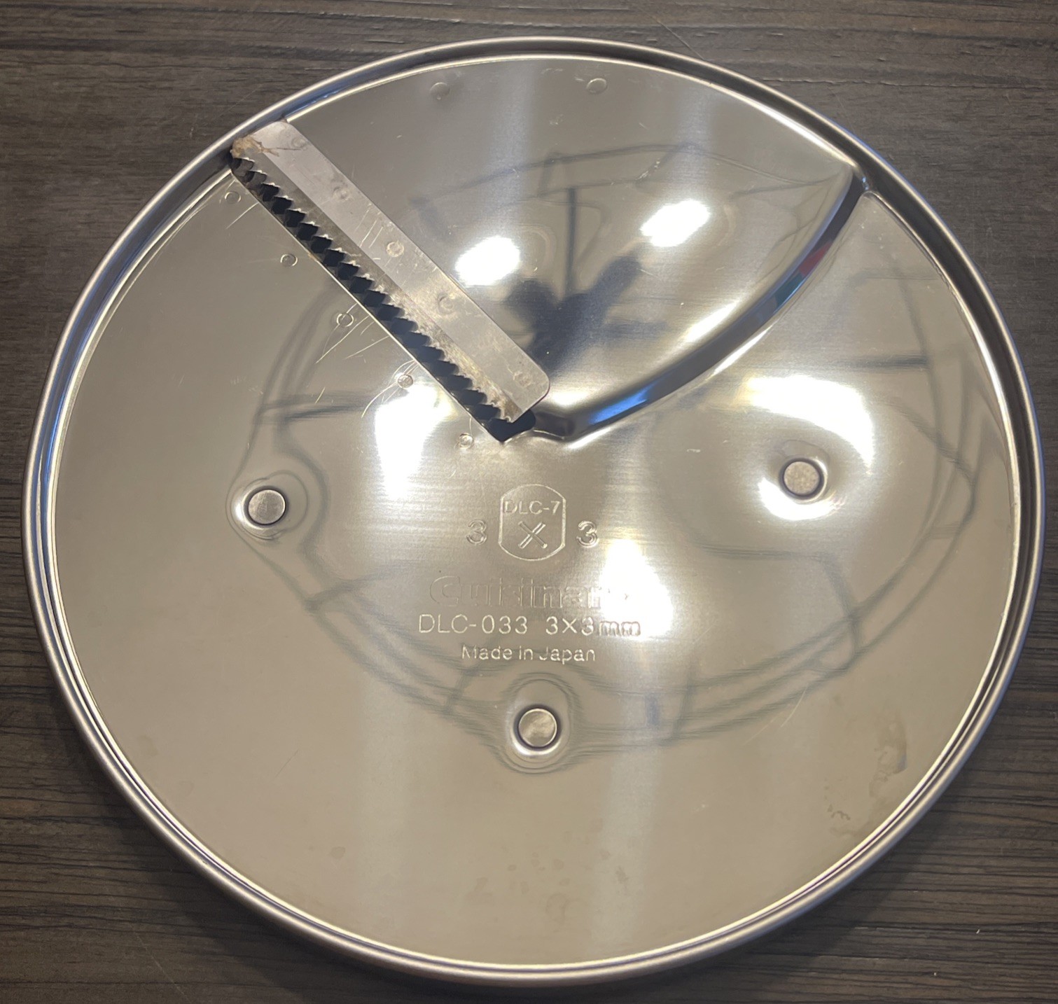 Cuisinart Food Processor Dlc-033 3x3mm Julienne Cutting Disc Blade VTG