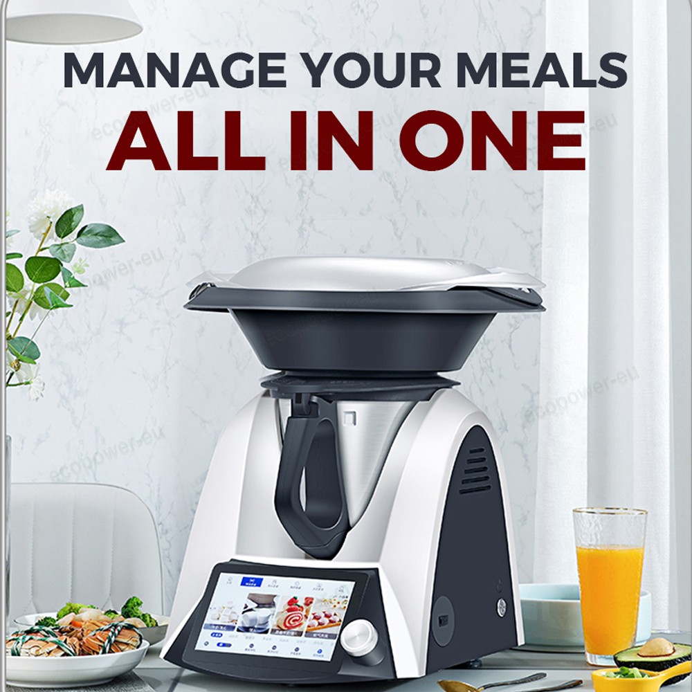 1500W Multifunction Intelligent Automatic Stir Fry Pot Kitchen Robot Cooking UK