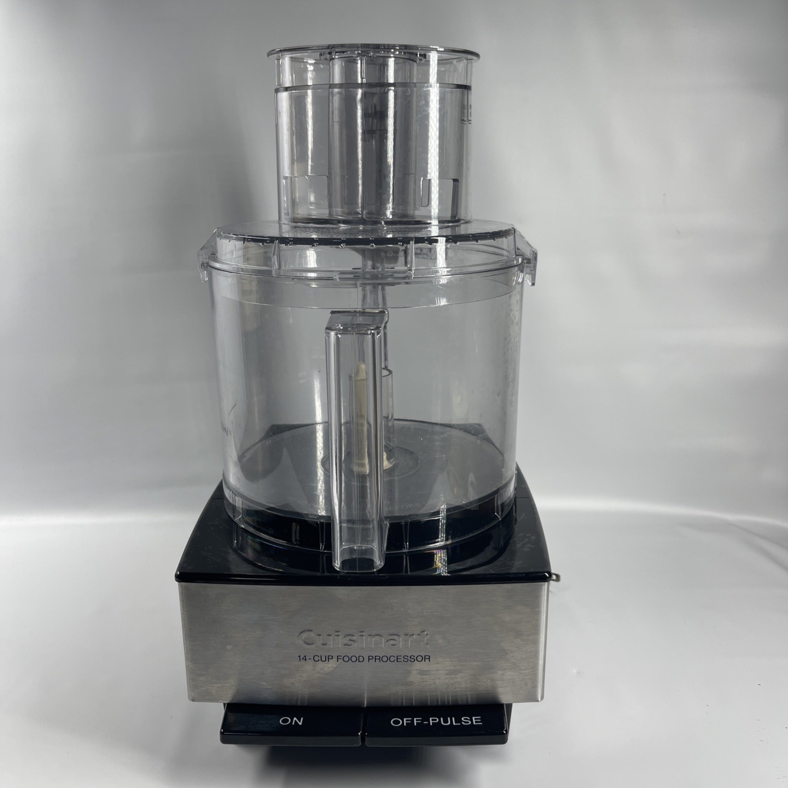 Cuisinart 14-Cup Food Processor – Brushed Stainless No Blades- Tested