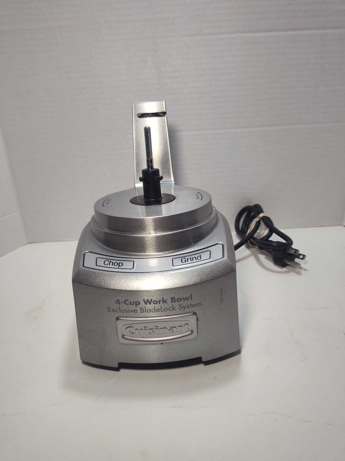 Cuisinart CH-4DC Elite 4 Cup Food Chopper Motor Base Only Silver Tested s OEM