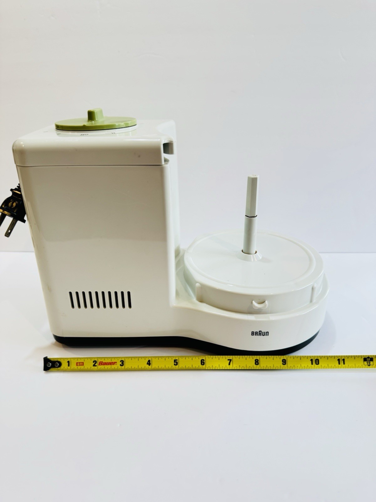 Braun Multipractic Food Processor 4259 BASE MOTOR & COOKBOOK ONLY Tested WORKS!
