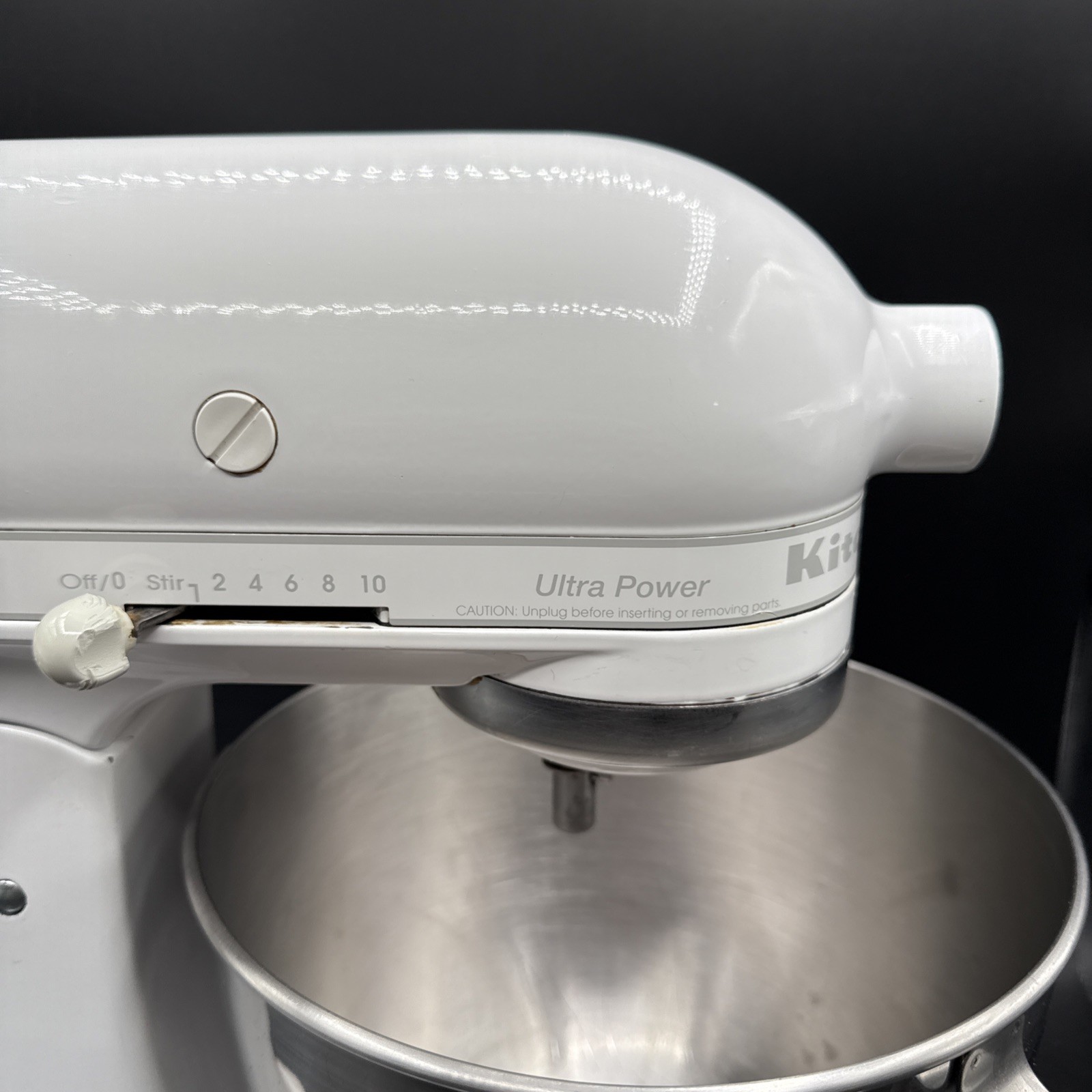 KitchenAid Ultra Power Mixer With Bowl – NO Attachments – White Model KSM90WW