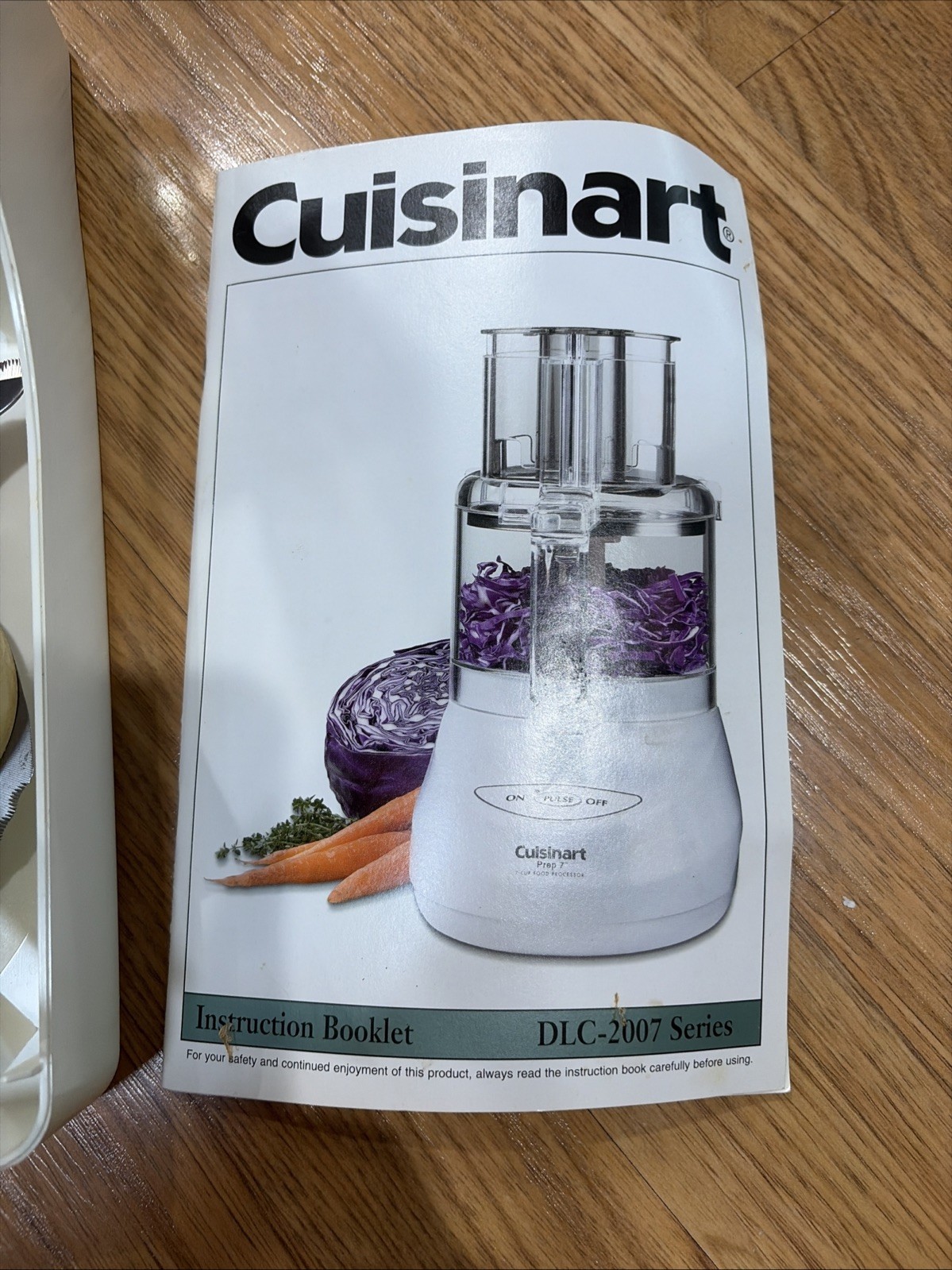 CUISINART REPLACEMENT PARTS MODEL DLC10 FOOD PROCESSOR PARTS, MANUAL &STORAGE