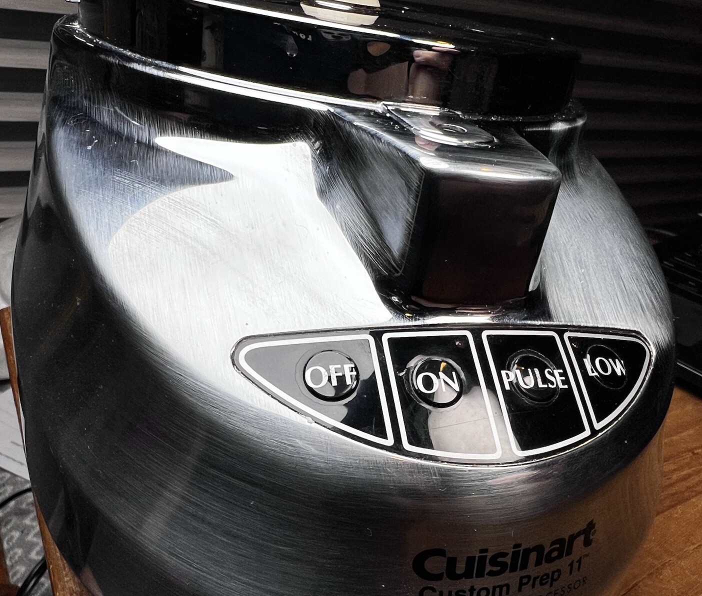 Cuisinart Custom Prep 11 Food Processor Motor Silver Tested Works