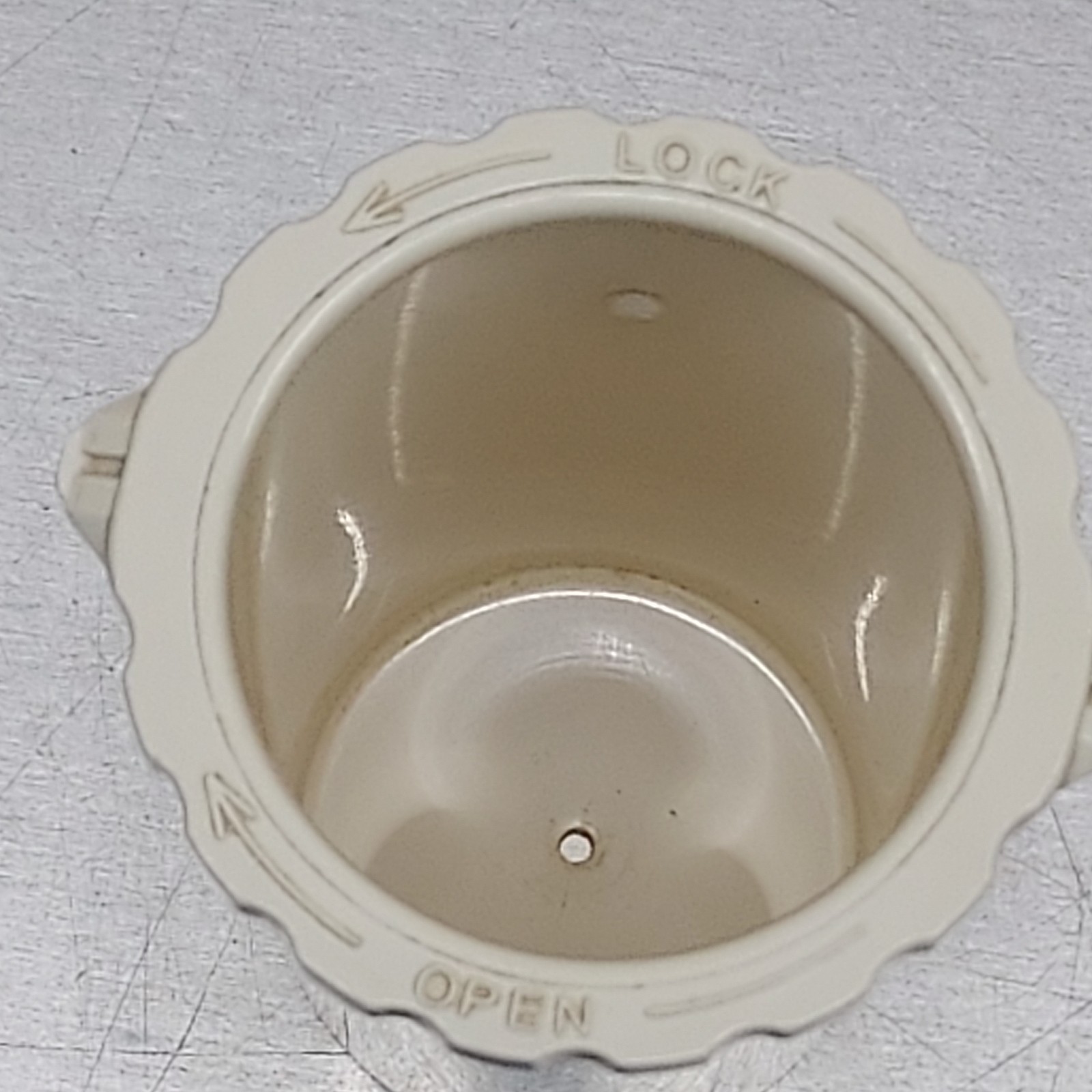 Cuisinart Pusher Feed Tube Replacement Food Processor DLC-8F Cream