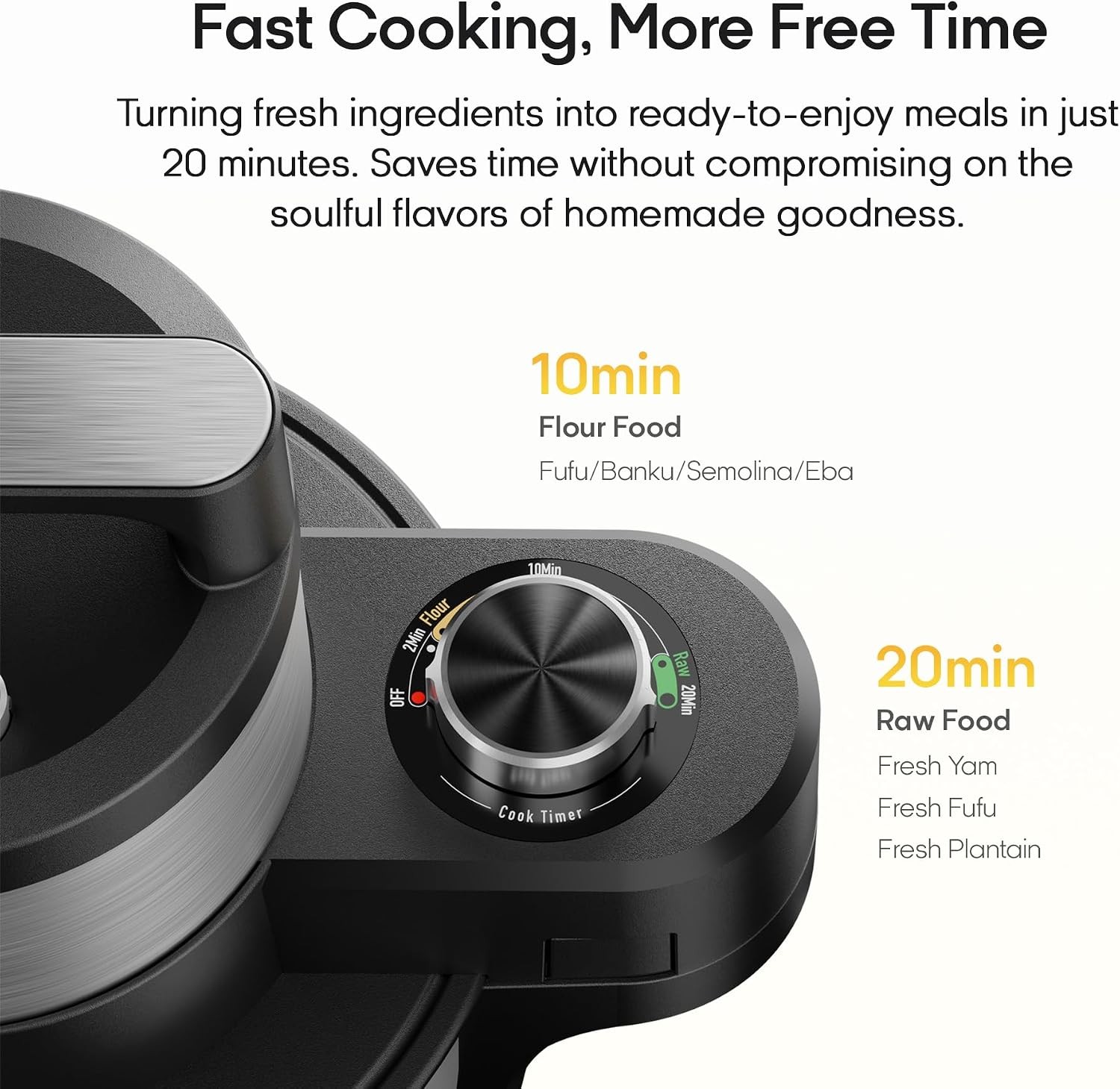 Swallow Maker Eco Semi Automatic Food Processor Food maker Fufu Machine for