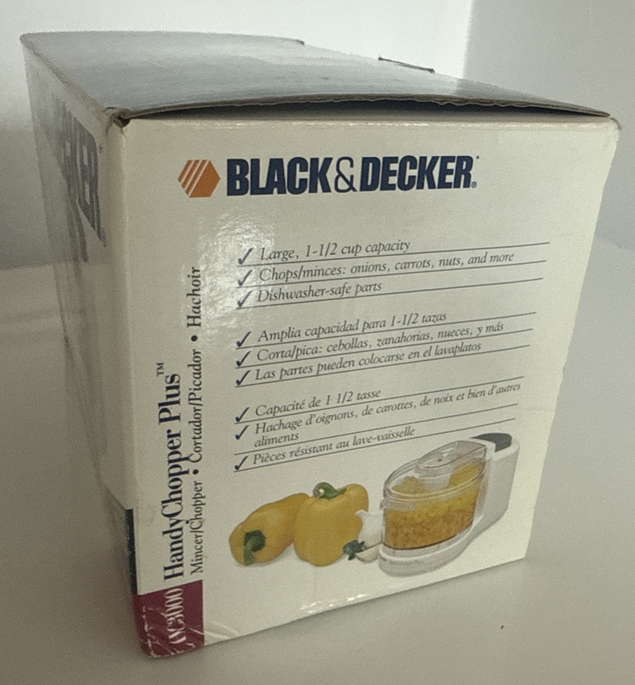 Black & Decker Handy Chopper Plus Mini Food Chopper HC3000 New In Box