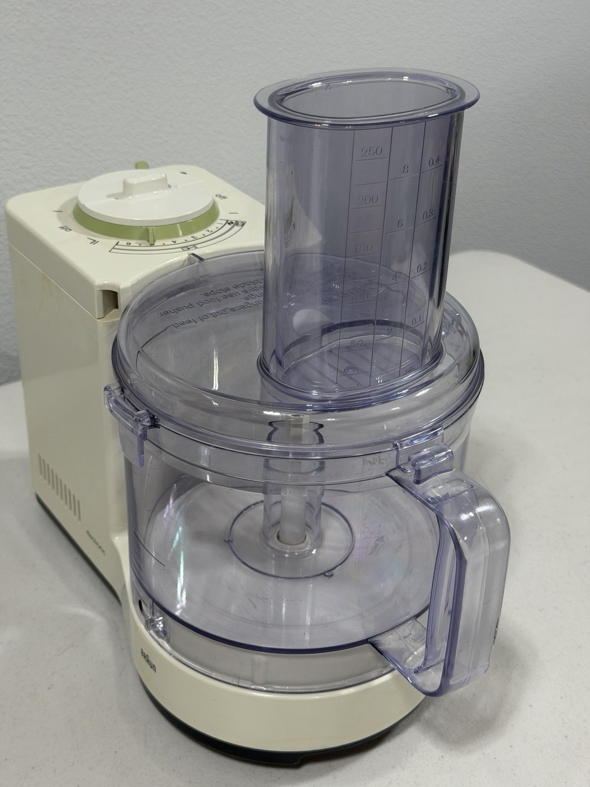 BRAUN Food Processor 4258 Clean and Tested With Accessories Free Shipping EUC