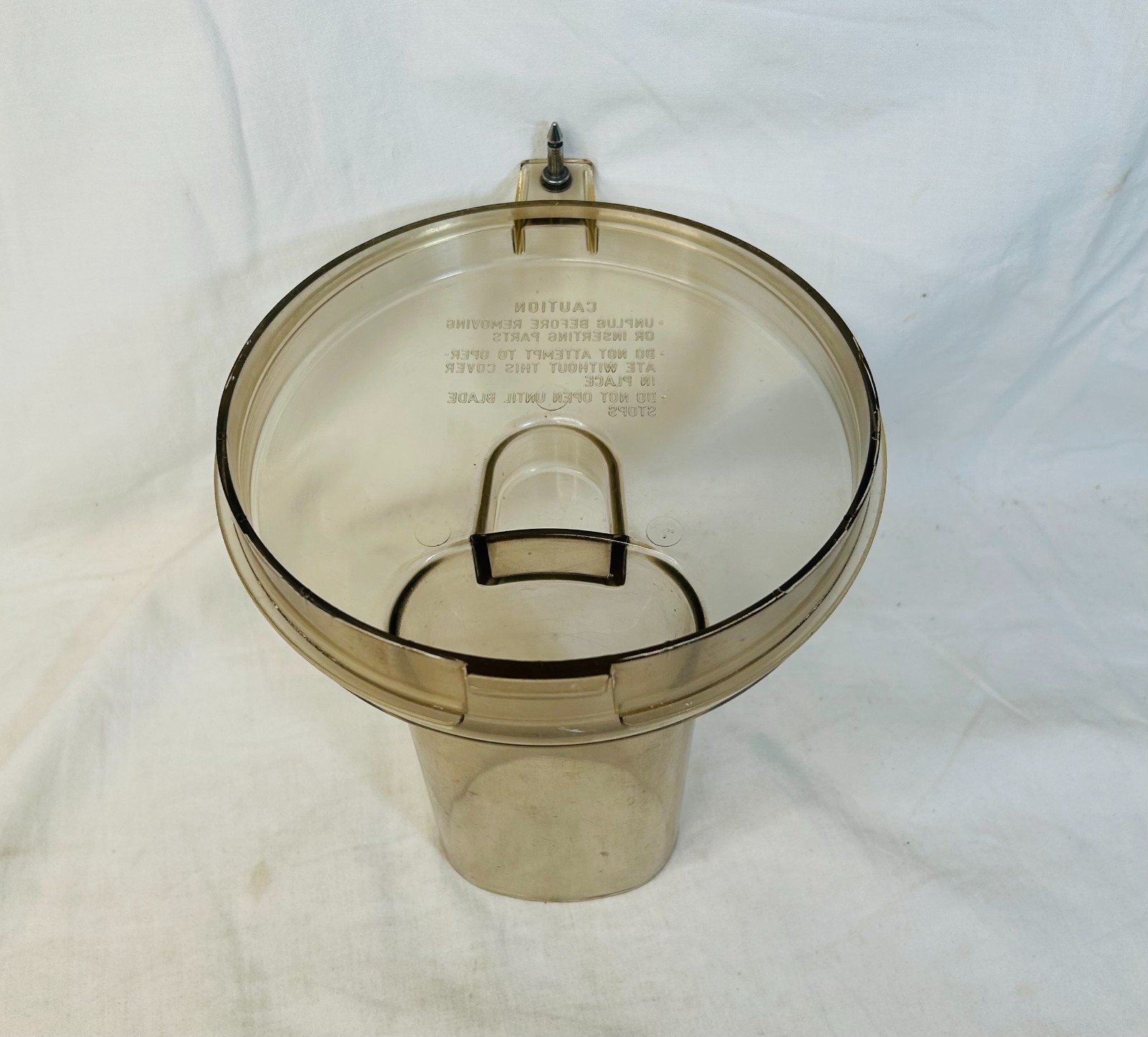 GE General Electric Food Processor Replacement Work Bowl Lid Pusher D1FP1B