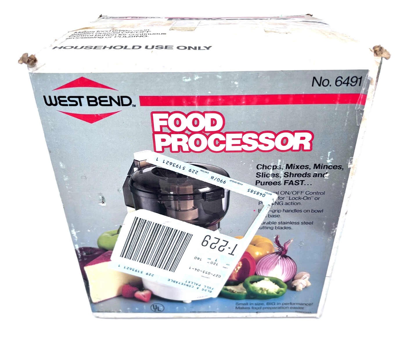 West Bend High Performance Food Processor Model 6491