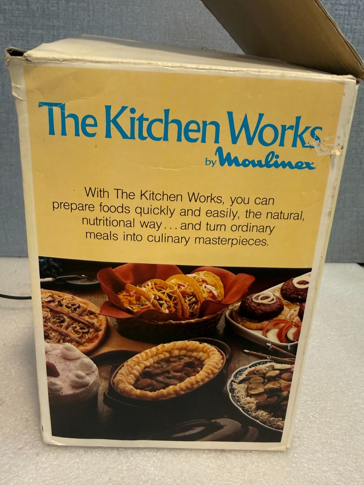 Moulinex The Kitchen Works Deluxe Model 308 Tested Works