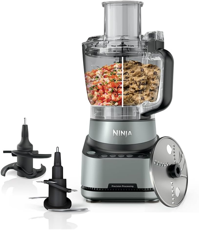 9 Cup Food Processor 1000W Kitchen Chopper Slicer Dough Mixer