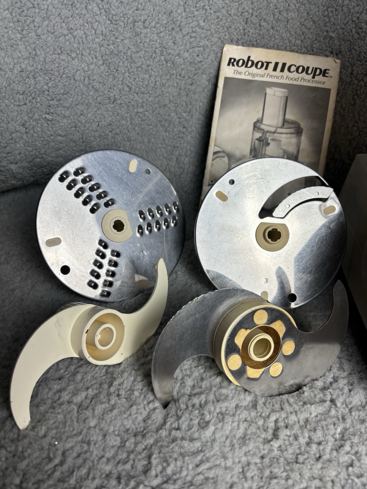 Robot Coupe RC Original Food Processor w/ Blades & Grater Great Shape Works