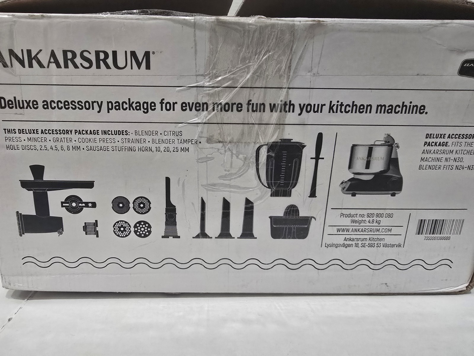Ankarsrum Deluxe Accessory Package – Food Grinder, Blender, Juicer And More!