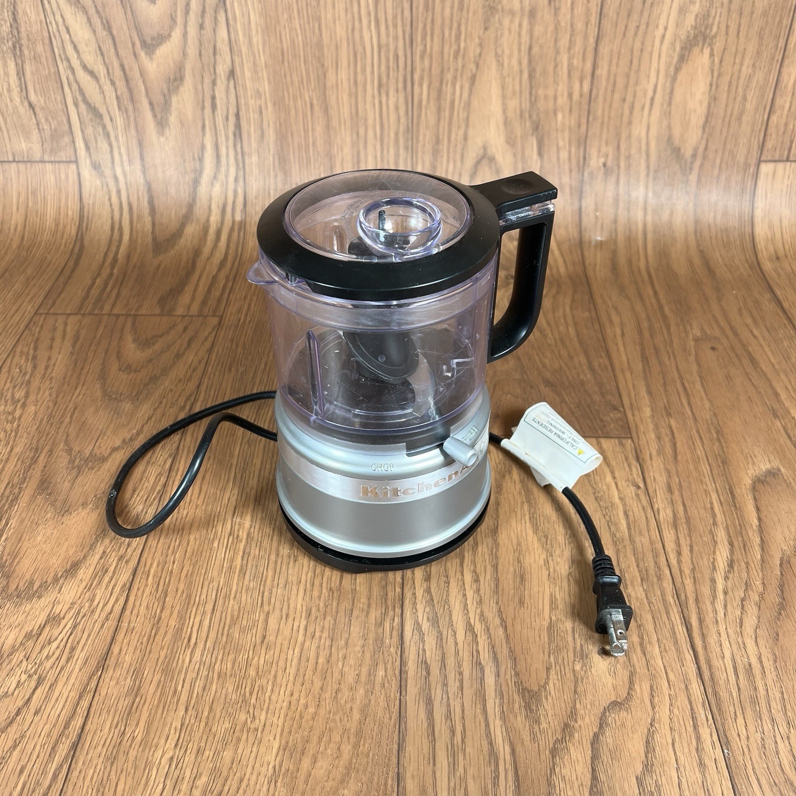 KitchenAid 3.5 Cup Mini Food Processor – KFC3516 – Light Silver: 2-Speed Chopper