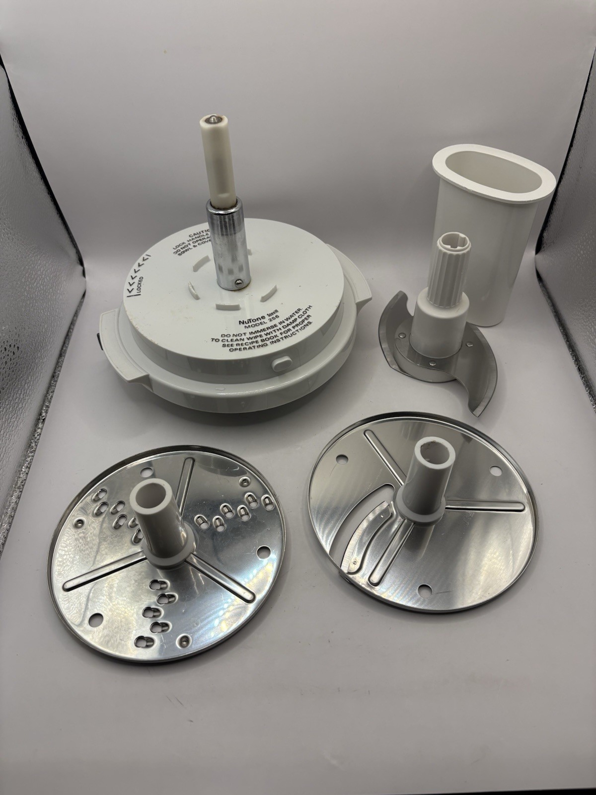 Nutone Food Center Food Processor 256 Parts Base 2 Discs Knife & Tamper