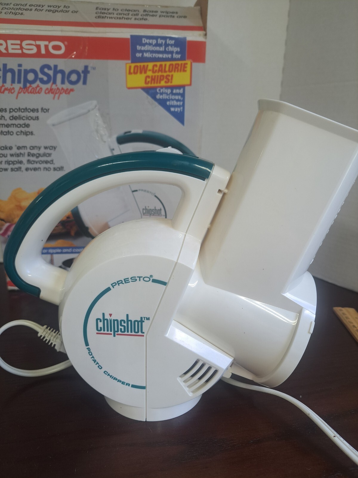 Vintage 1993 Presto Chip Shot Electric Potato Chipper
