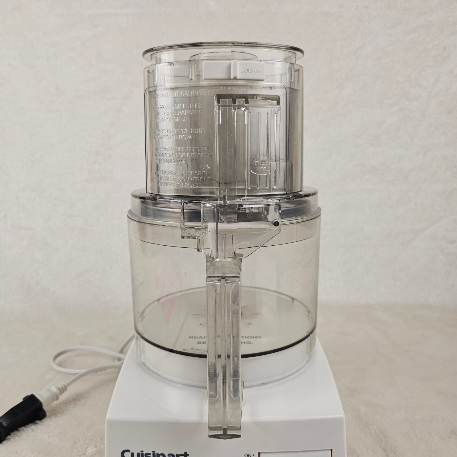 Vintage Cuisinart 7-Cup Pro Classic DLC-10S Food Processor Juicer
