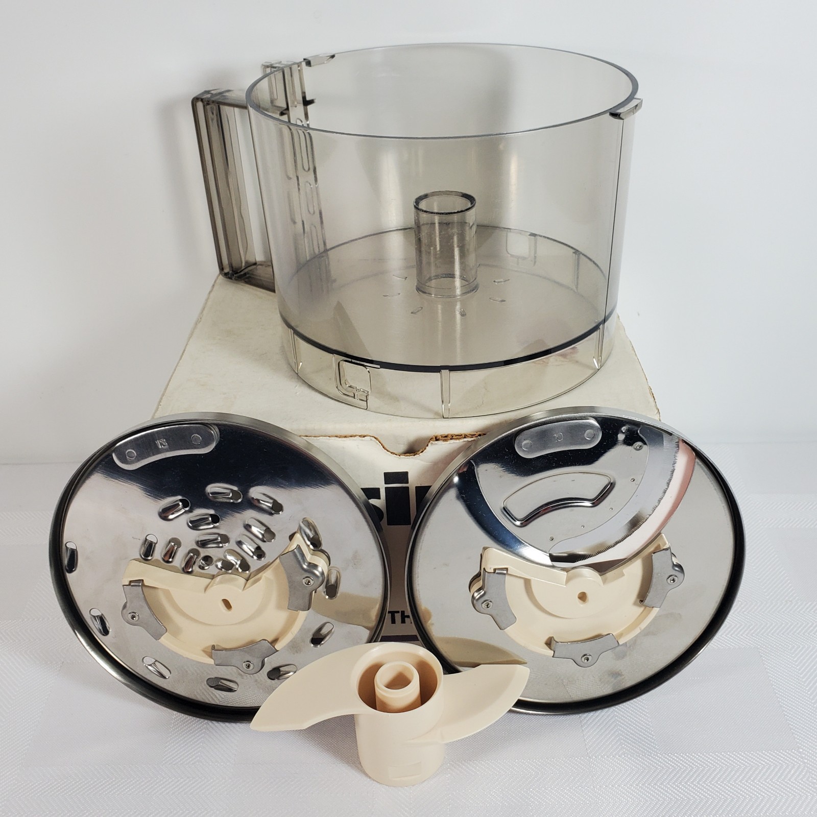Cuisinart 7-Cup Food Processor DLC-10 Replacement Work Bowl FP-631AG + 3 Blades