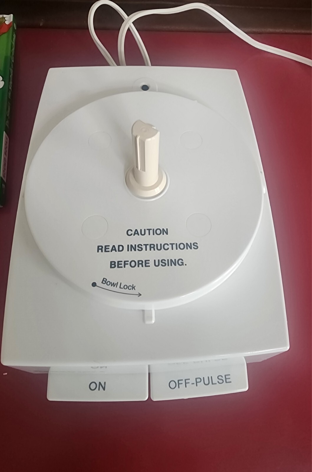 Cuisinart Pro Custom 11 Food Processor Motor Base White, Pre Owned, Working
