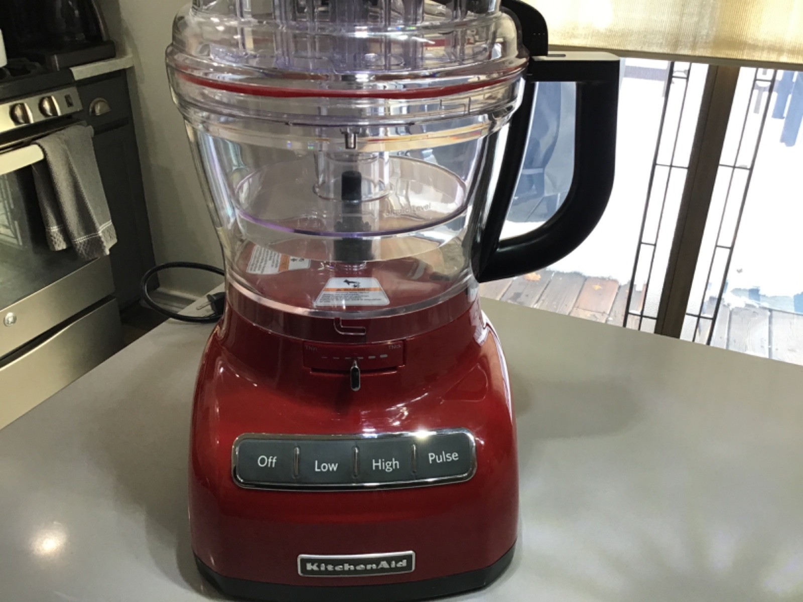 Kitchen Aid KFP133ero 13 Cup Processor Red New No Blades