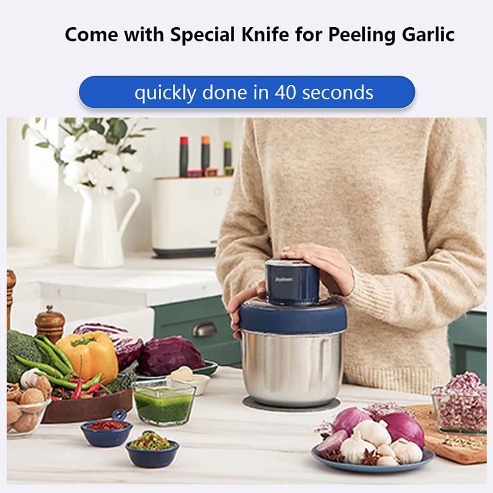 JD-376B Electric Food Processor,Meat Grinder with Garlic Peeler,Vegetable Fru…