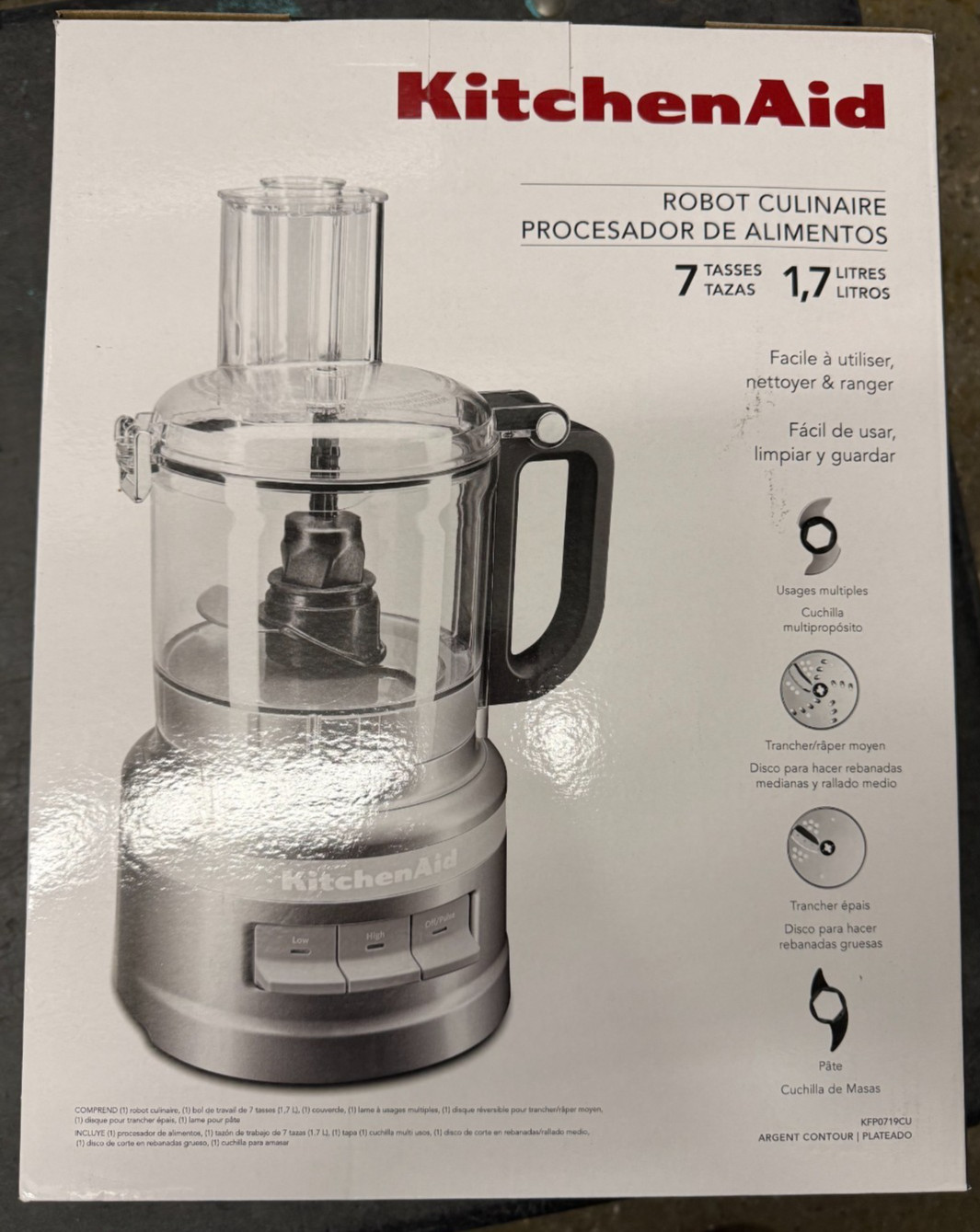 KitchenAid 7-Cup Food Processor Model # KFP0719CU BRAND NEW FACTORY SEALED!!!!!!