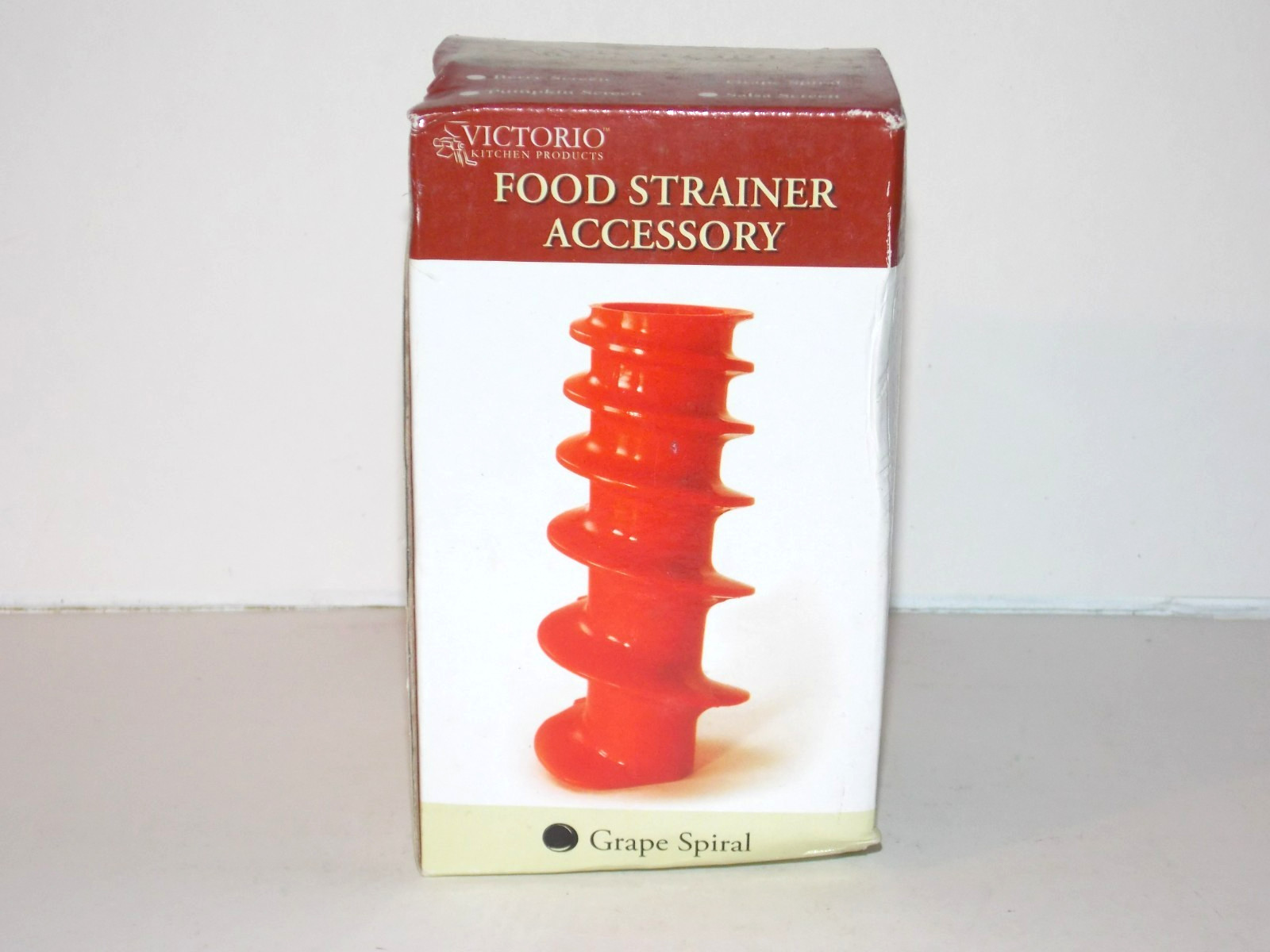 NEW Genuine VKP Brands VKP250-4 Food Strainer Grape Spiral Auger Part OEM NIB