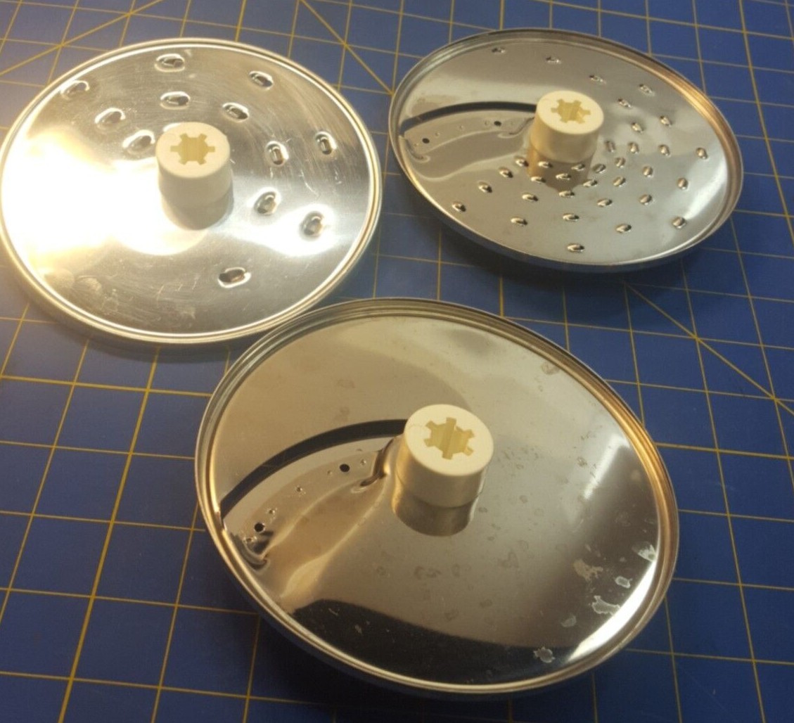 Kitchen Aid Food Processor 11 cup Model KFP600BU accessories. Lot of 3