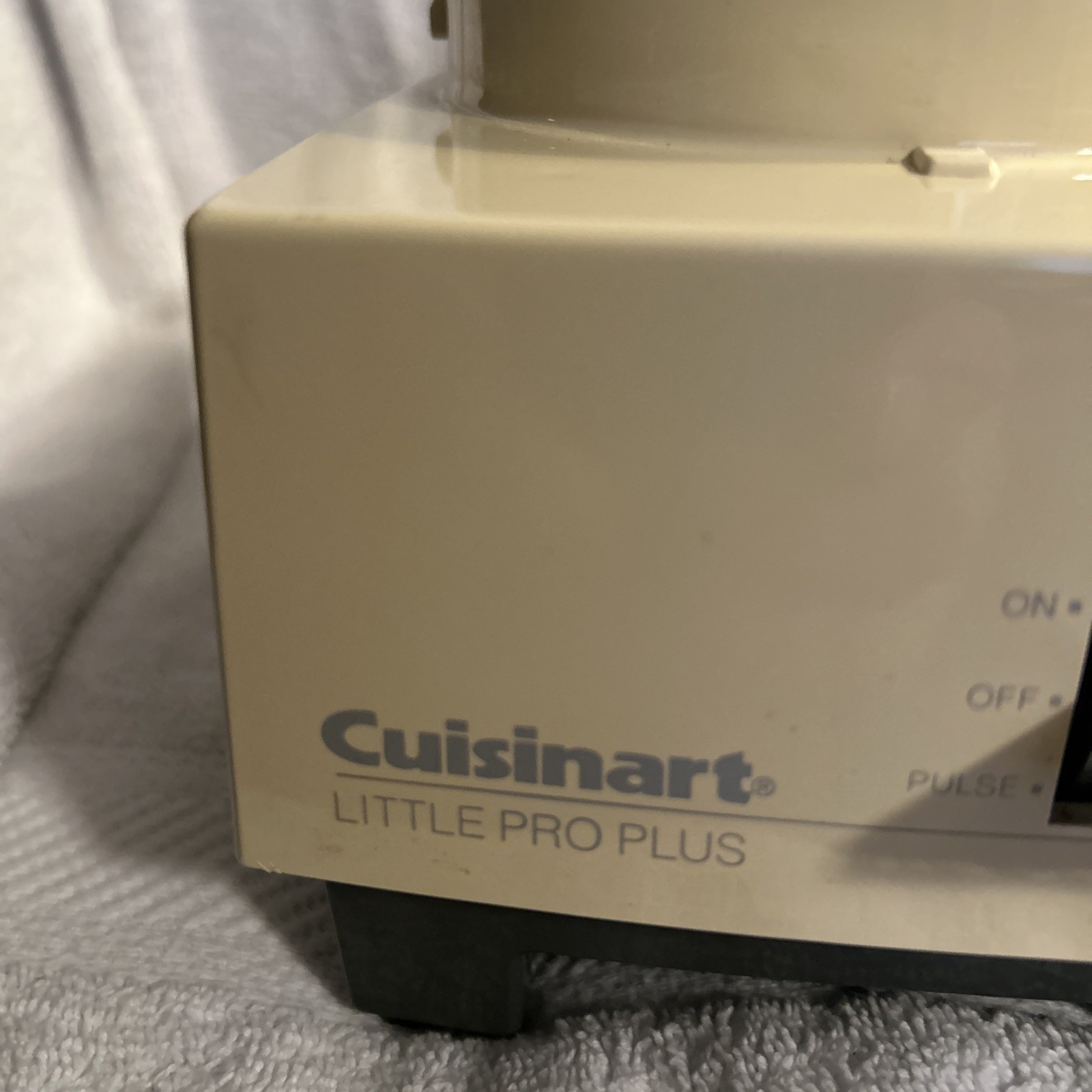 Cuisinart Little Pro Plus Food Processor OEM Motor Base Tested