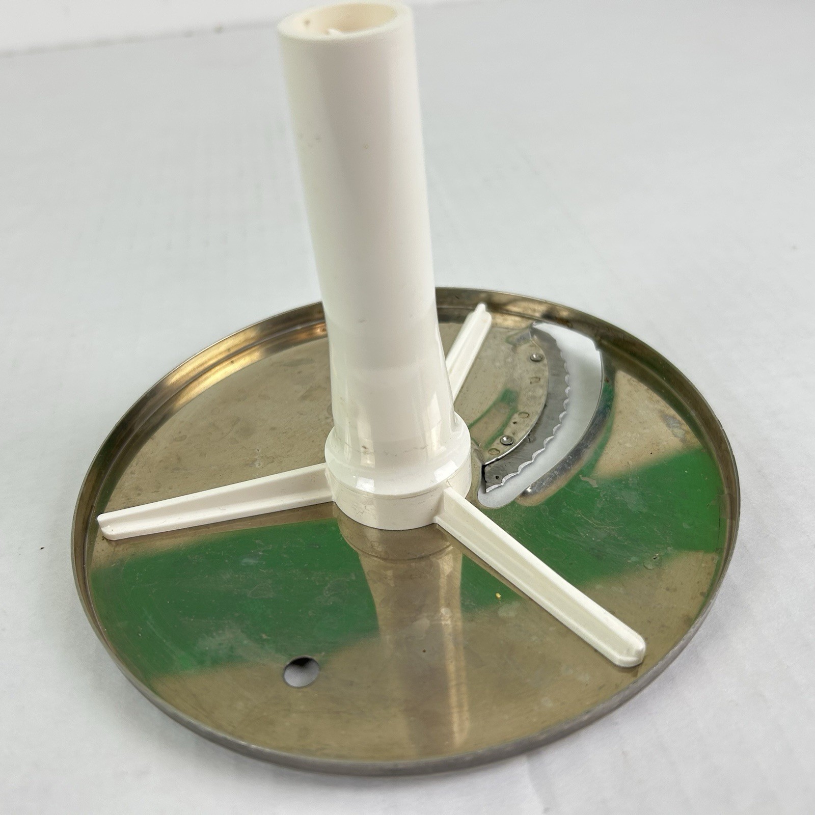 FARBERWEAR Solid State Food Processor Replacement Slicing Disc Model #386 Vtg