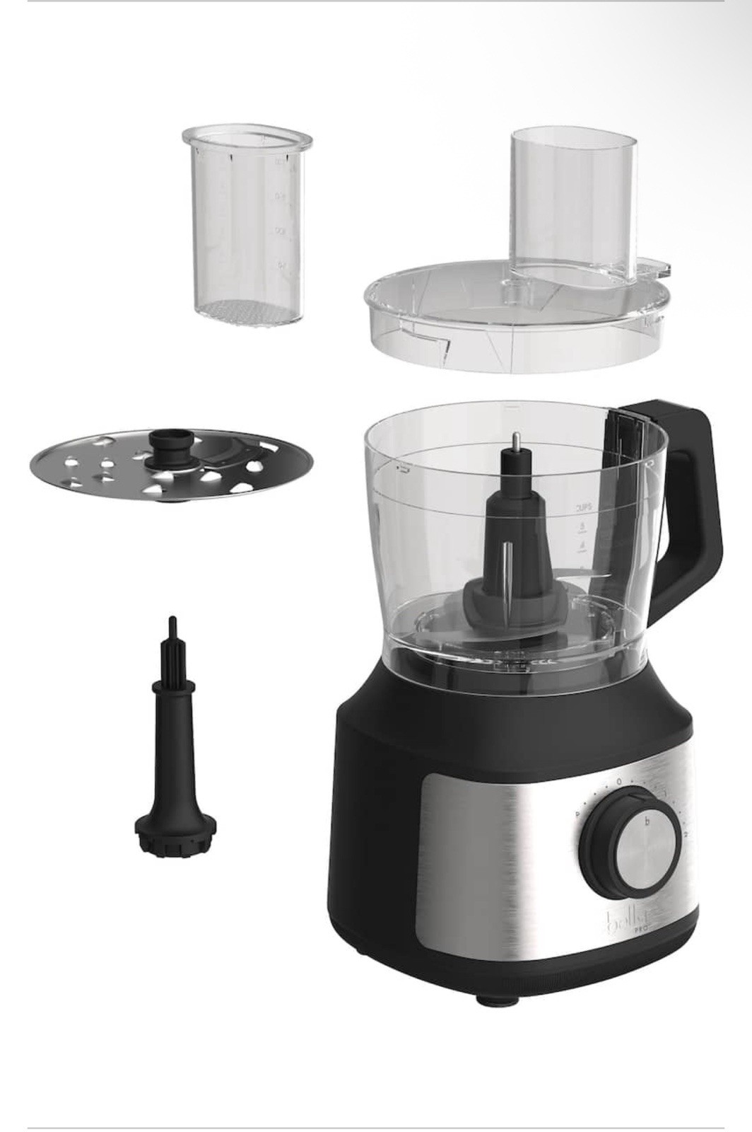 bella PRO – 8-Cup Food Processor – Stainless Steel