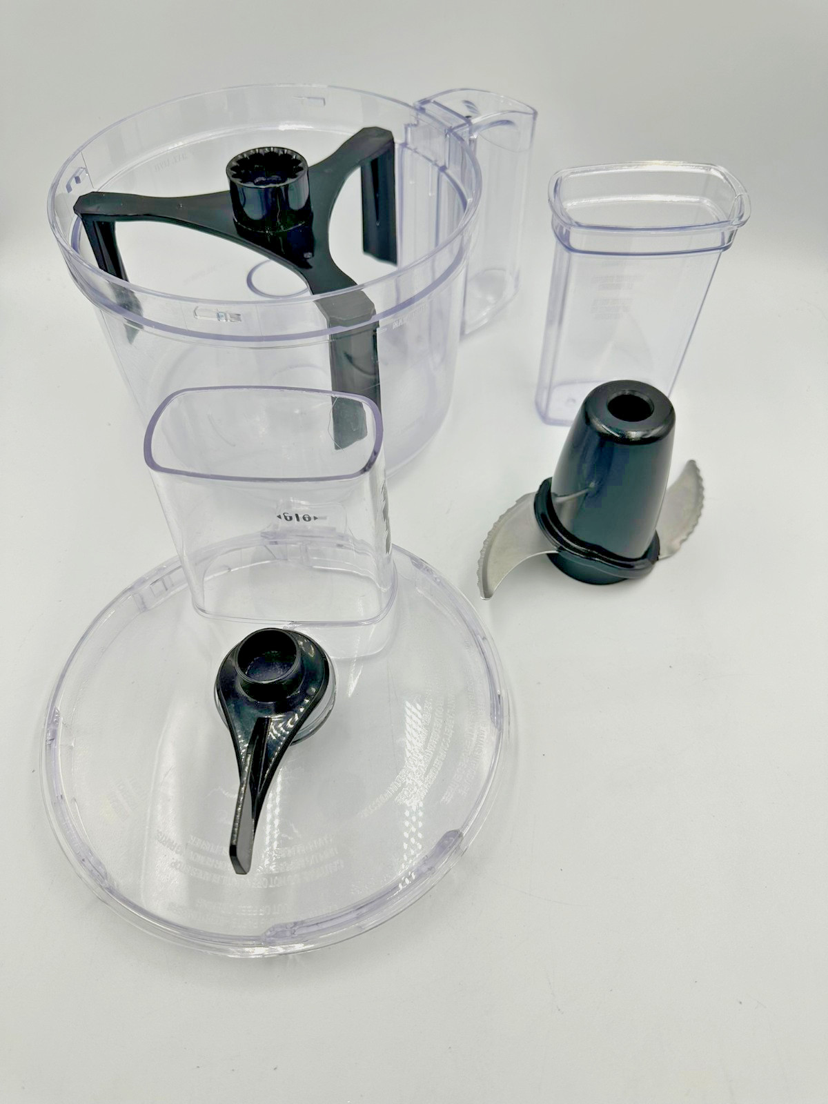 Hamilton Beach 70730 Food Processor Bowl Lid Feed Tube & S Blade